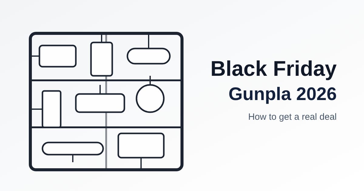Gunpla Black Friday & Cyber Monday 2026: How to Get a Real Deal